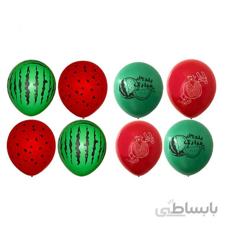 ست بادکنک 8 تکه یلدا مدل STY245