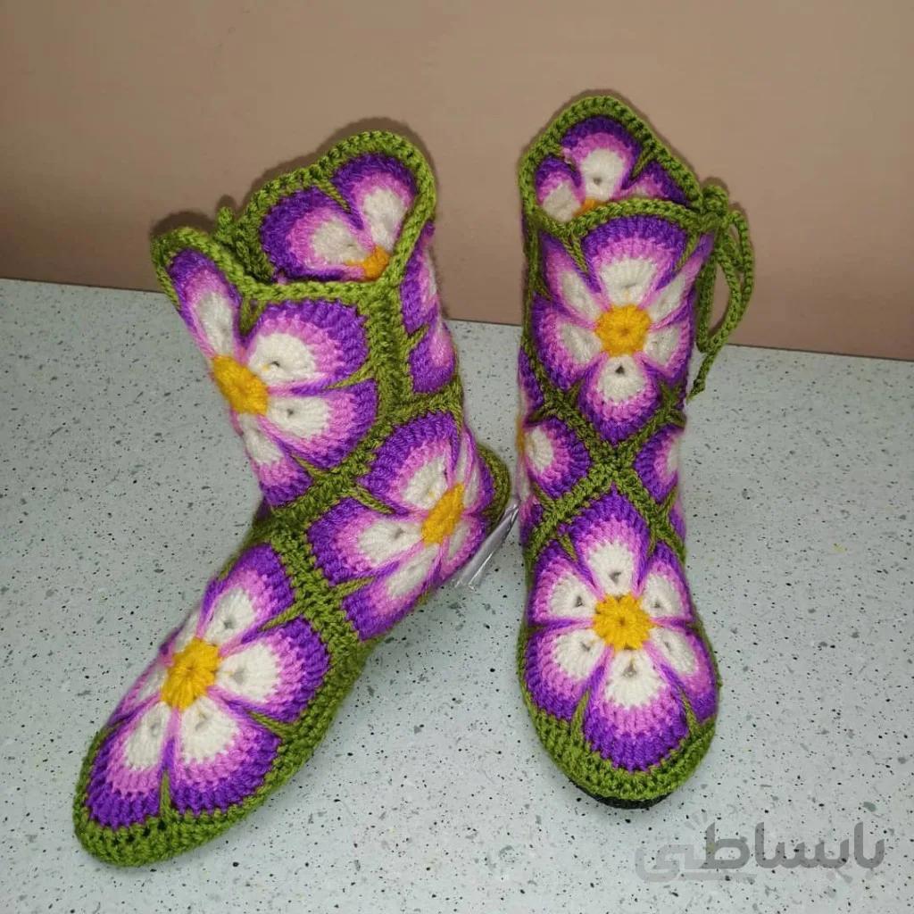 نیم بوت بافتنی زنانهSidra مدل DS-SD