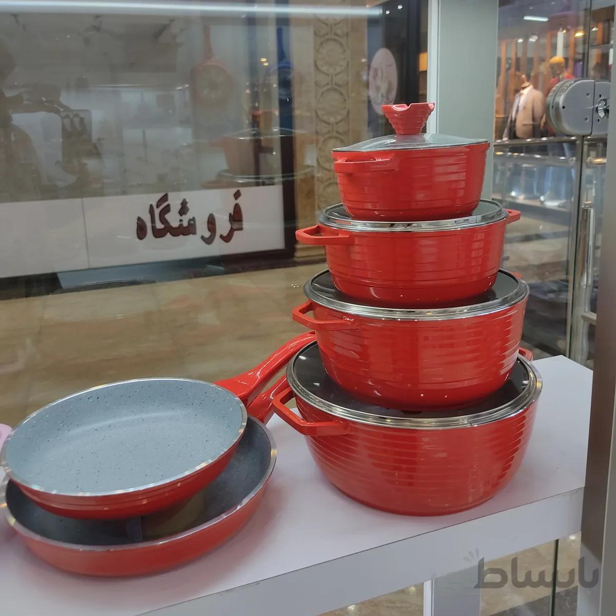 سرویس 10 پارچه کلاسیک خطی عروس