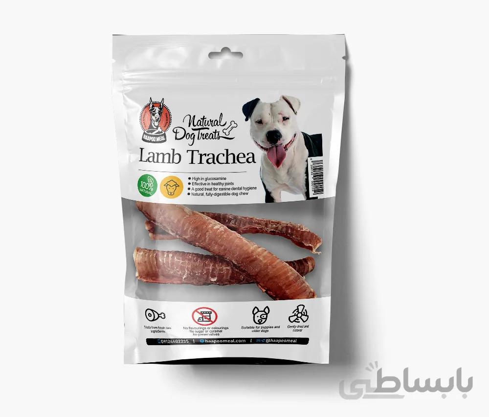 تشویقی نای بره طبیعی هاپومیل Hapoo Meal Lamb Trachea