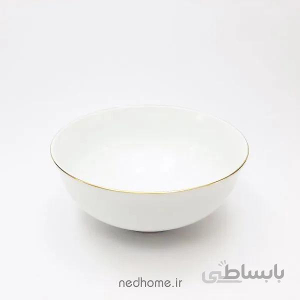 کاسه آبگوشت خوری لب طلا چینی توس