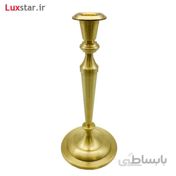 شمعدان برنجی تک شاخه بلند ایران کادو مدل 701b ا Irankado B701 Brass Candlestick
