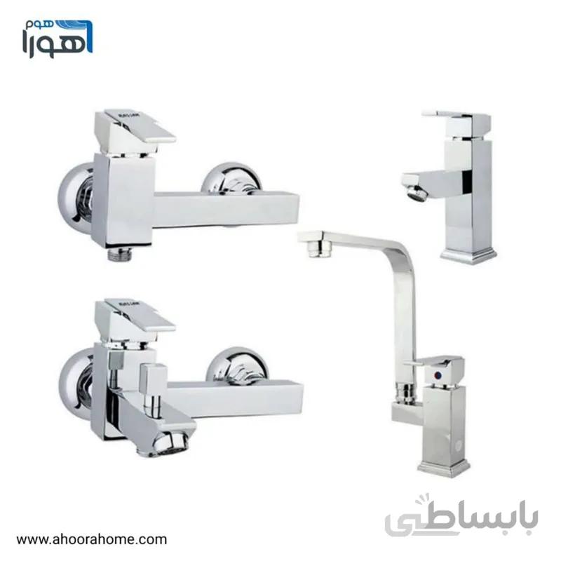 ست شیرآلات راسان مدل منیاتور کروم RASAN