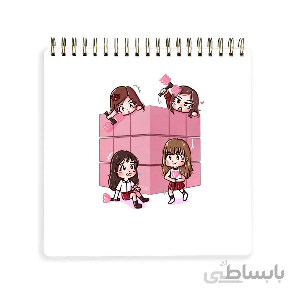 دفترچه يادداشت black pink کد 10100198