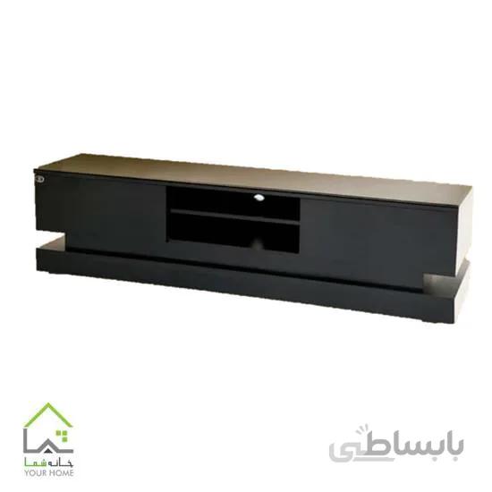 میز تلویزیون مشکی هایگلاس سایز 180