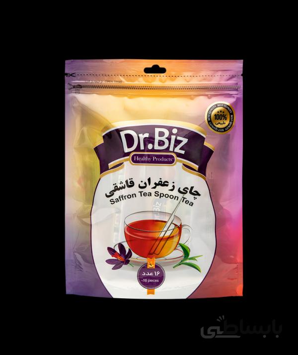 دمنوش چای سیاه زعفرانی قاشقی -۱۶ عددی