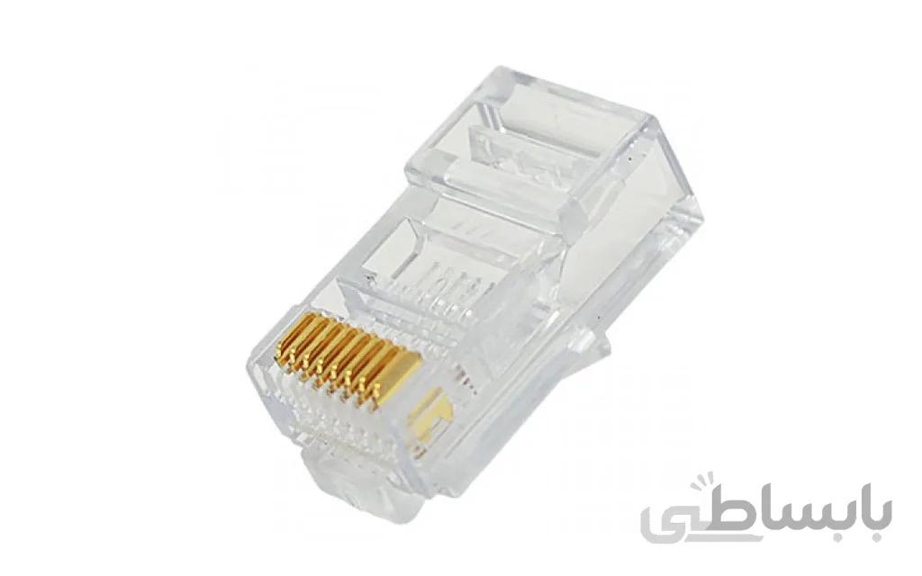 سوکت شبکه CAT6 UTP RJ45 برند AMP ا Network socket CAT6 UTP RJ45 AMP brand