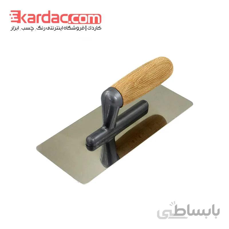 ماله استیل GSB سایز 20*9 دسته چوبی کد SB-405E