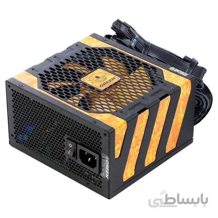 منبع تغذیه کامپیوتر گرین مدل GP650A-UK پلاس ا Green GP650A-UK Plus Power Supply