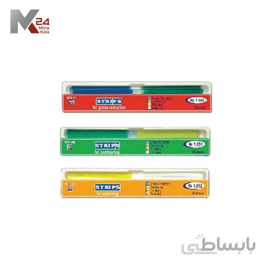نوار پرداخت کامپوزیت دو رنگ Strips 25Pcs