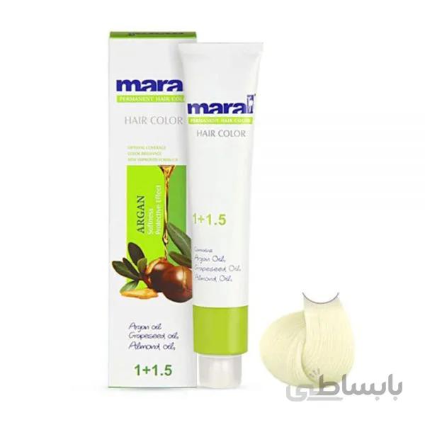 رنگ موی بلوند زیتونی خیلی خیلی روشن شماره 12.3 مارال 100 میلی لیتر