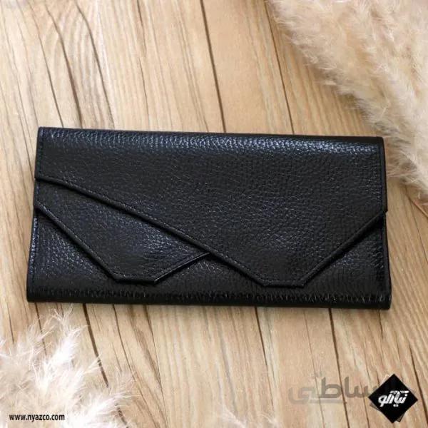 کیف پول زنانه میشو چرم مدل نارسیس B1