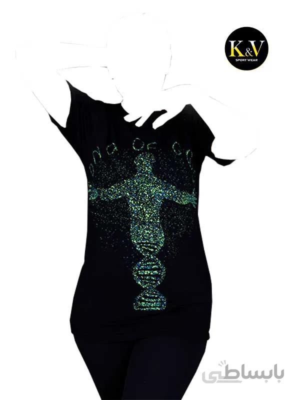 تیشرت اسپرت زنانه دخترانه کد 002 ا Women's sports tshirt for girls code 002