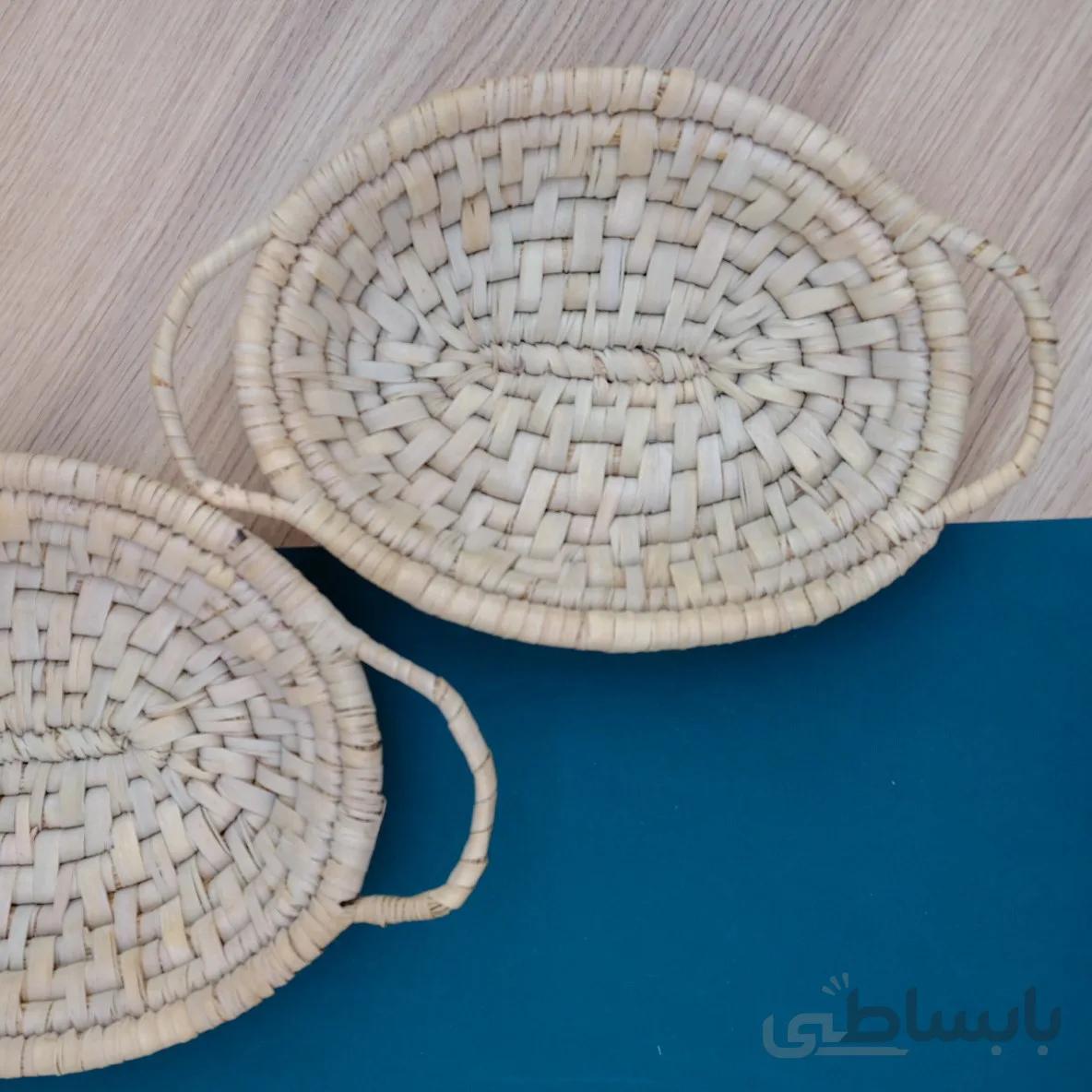 سبد حصیری میوه خوری
