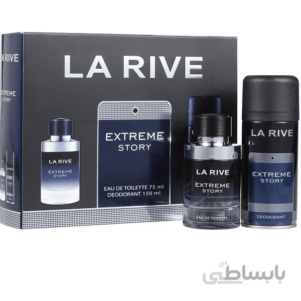 ست عطر و اسپری مردانه لاریو (LA RIVE) مدل اکستریم استوری (EXTREME STORY) حجم 75 میل