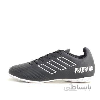 کتانی ادیداس پریدیتور مخصوص فوتسال رنگ مشکی چرم مصنوعی