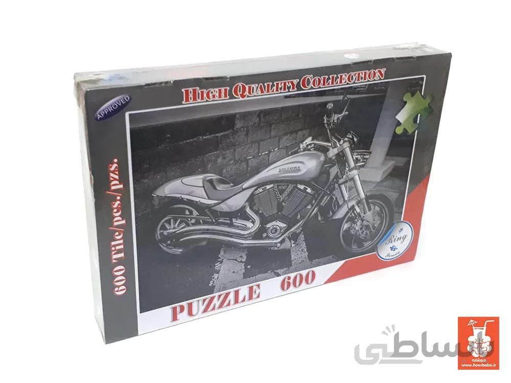 پازل 600 تکه طرح موتور سیکلت