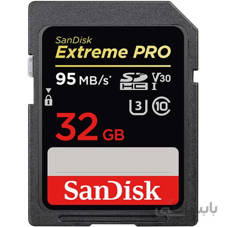 کارت حافظه Sandisk SD 32 GB 95 MB/S 633X
