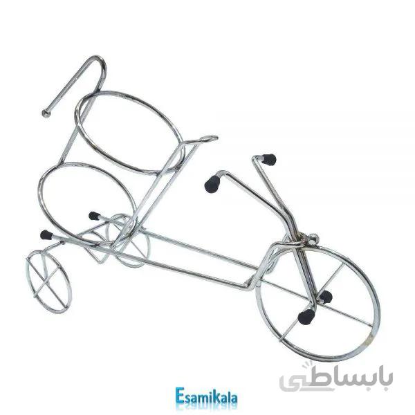 جا بطری سه چرخه استیل