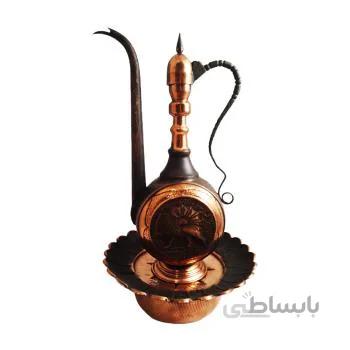ست آفتابه لگن سیاه قلم نقش برجسته توت کالا tootkala