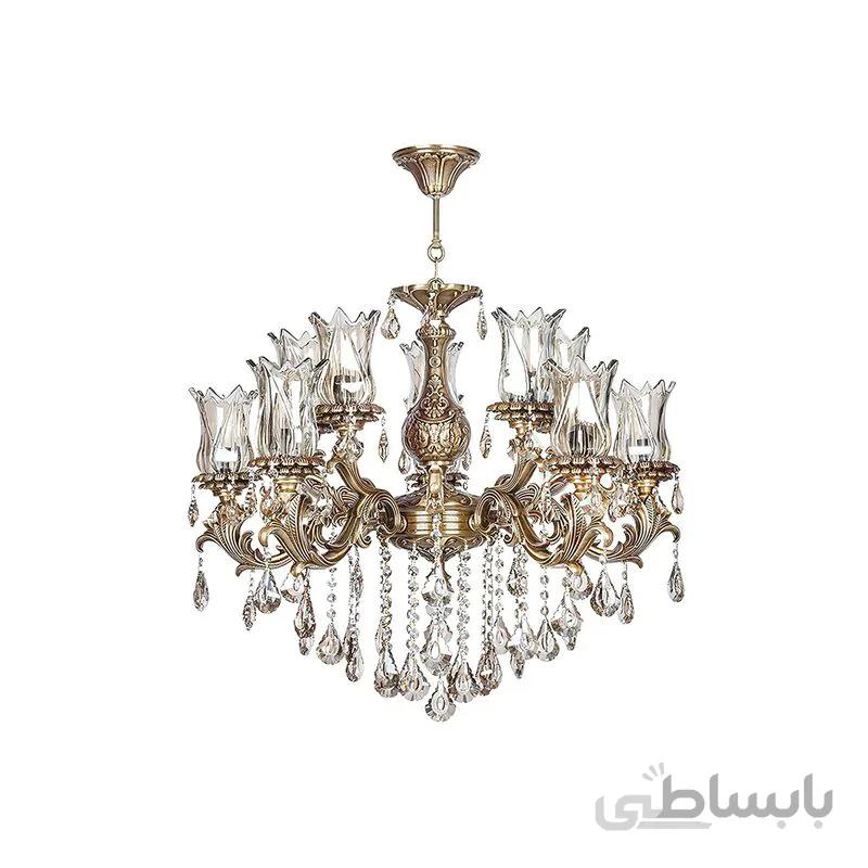 لوستر 10 شعله چشمه نور مدل S3574/5-A