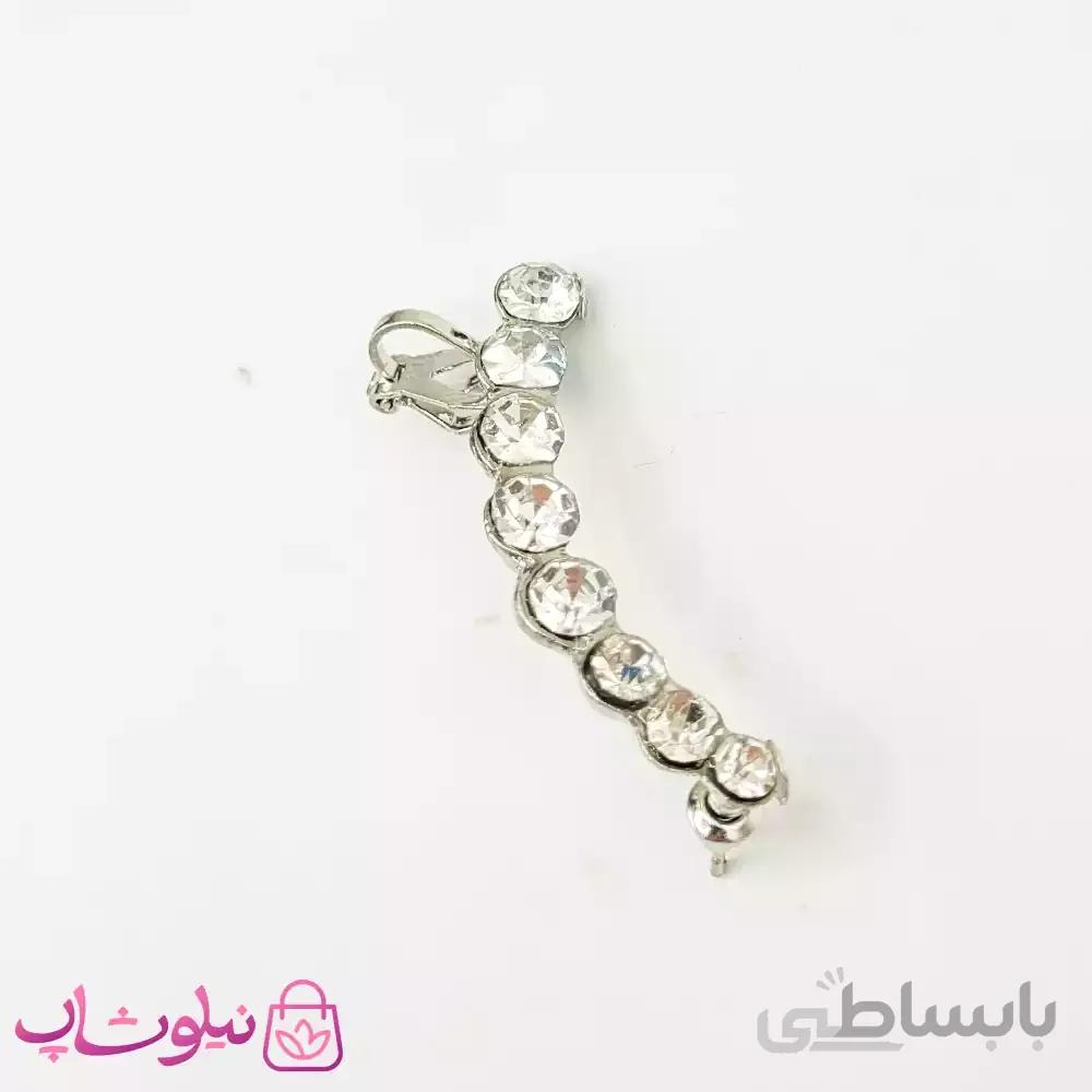 گوشواره بلوتوثی نقره ای