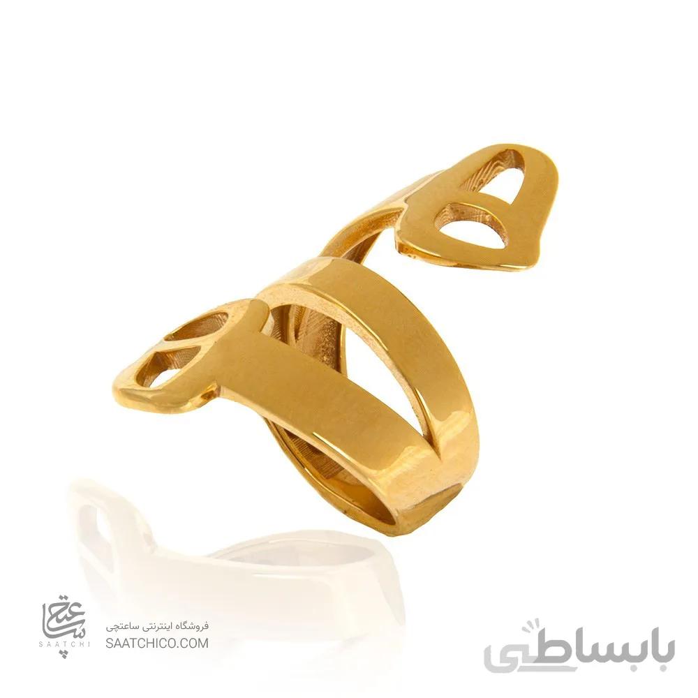 انگشتر طلا زنانه طرح نیمانی کد CR434