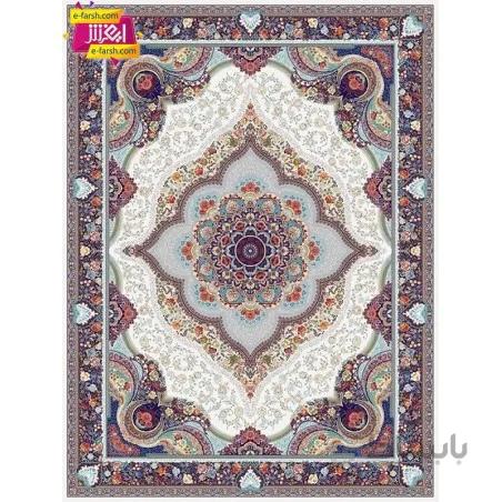 فرش ماشینی مشهد طرح 722215 کرم