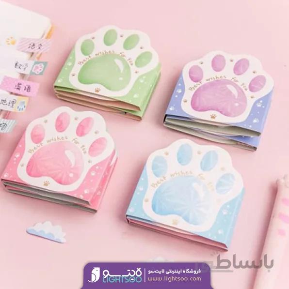 استیک نوت دفترچه ای طرح پنجه