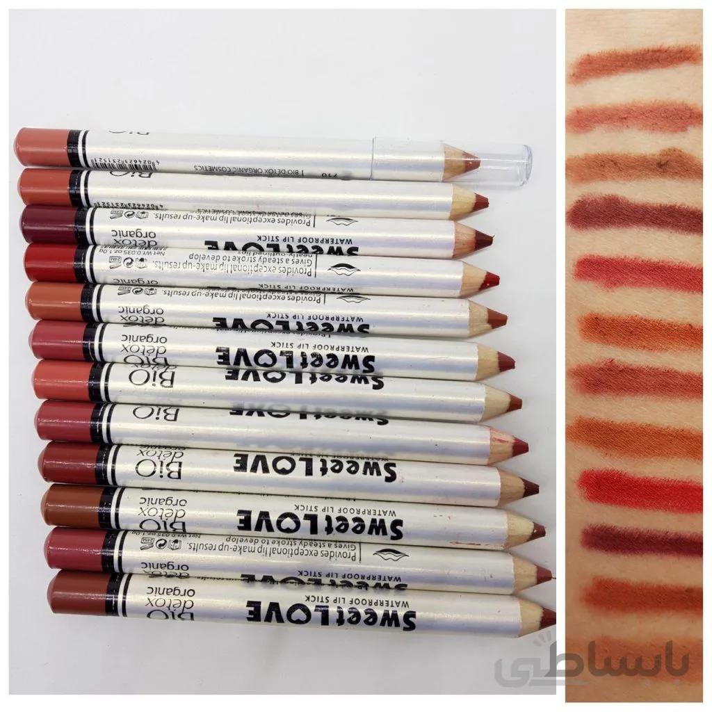 رژلب مدادی بیو مدل sweet love bio lipliner