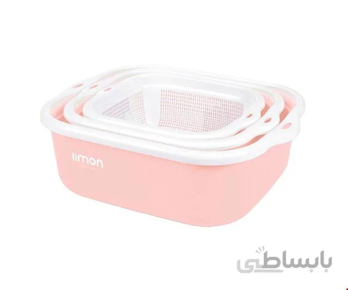 ابکش و لگن 8پارچه لیمون