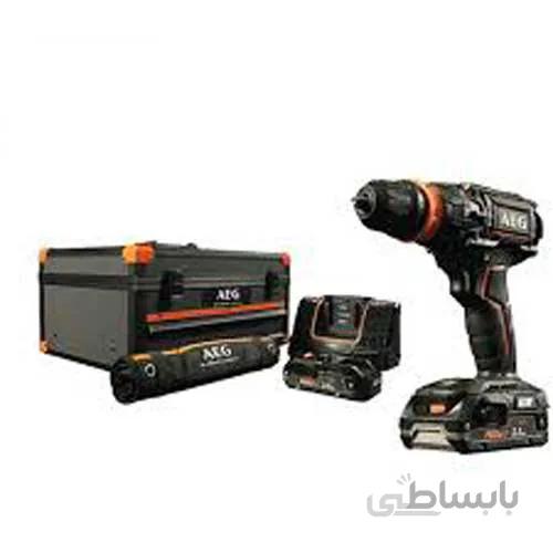 دریل چکشی شارژی AEG مدل BSB18CBLLE252C