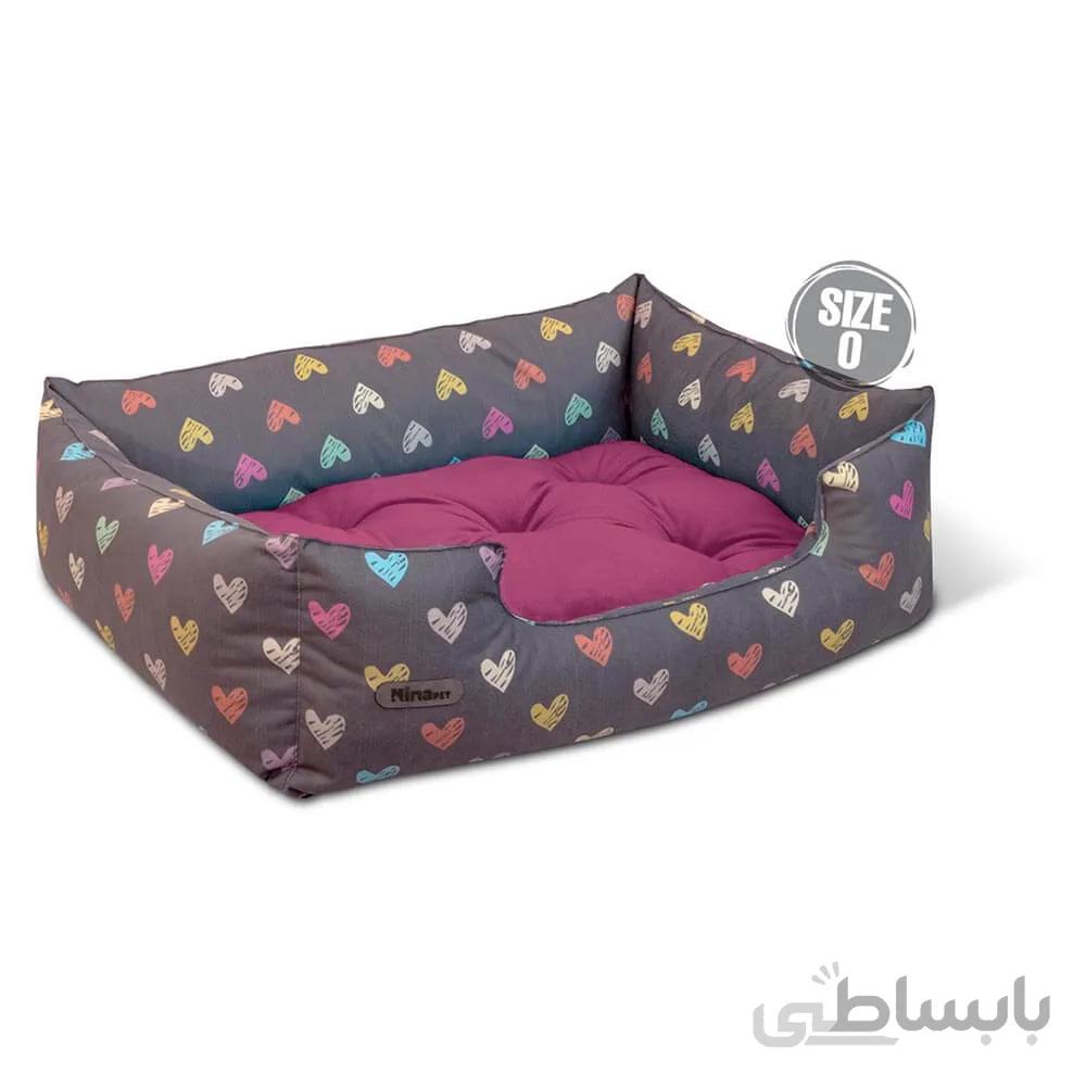 جای خواب U سگ و گربه نیناپت مدل VIP قلب ا Ninapet Rectangular Bed For Dogs And Cats Heart Model