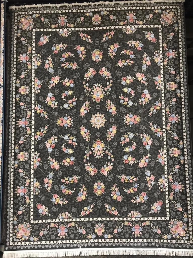 فرش تهران طرح باغ بهشت دودی ا tehram-roya