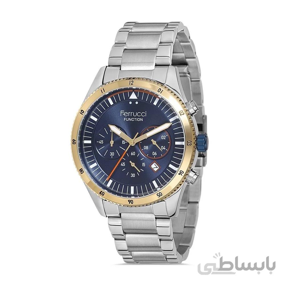 ساعت مچی عقربه ای مردانه برند فروچی Ferrucci مدل FC 13907TM.04