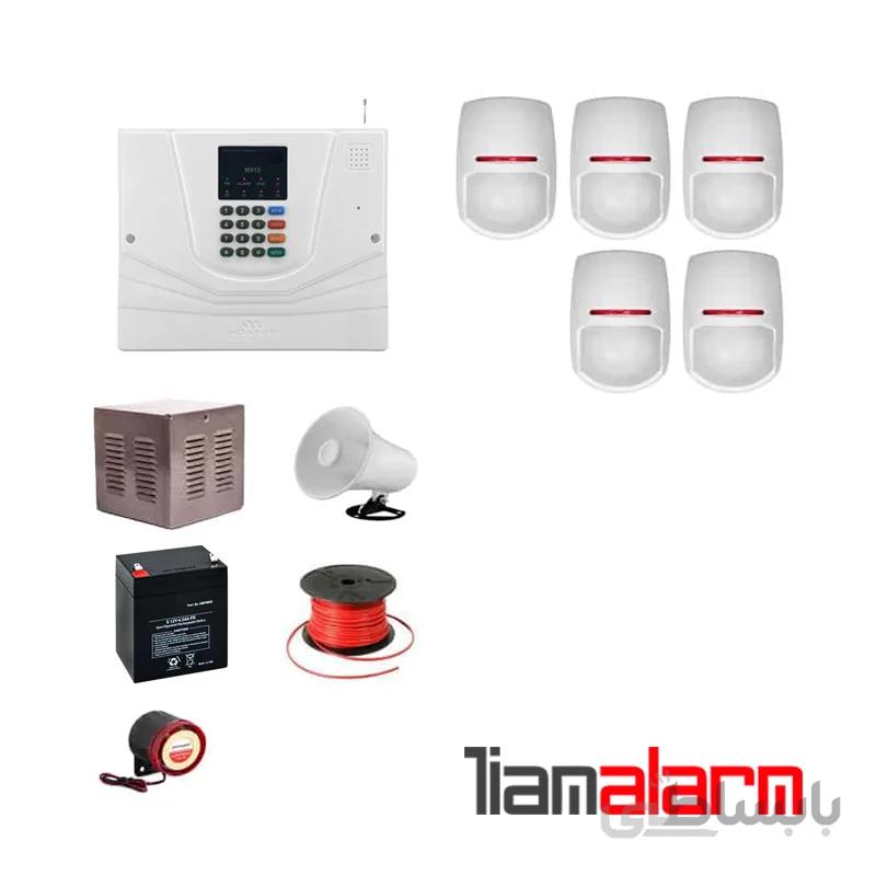 پکیج دزدگیر اماکن با سیم مدل مستر سیم کارتی و تلفنی M930PY5