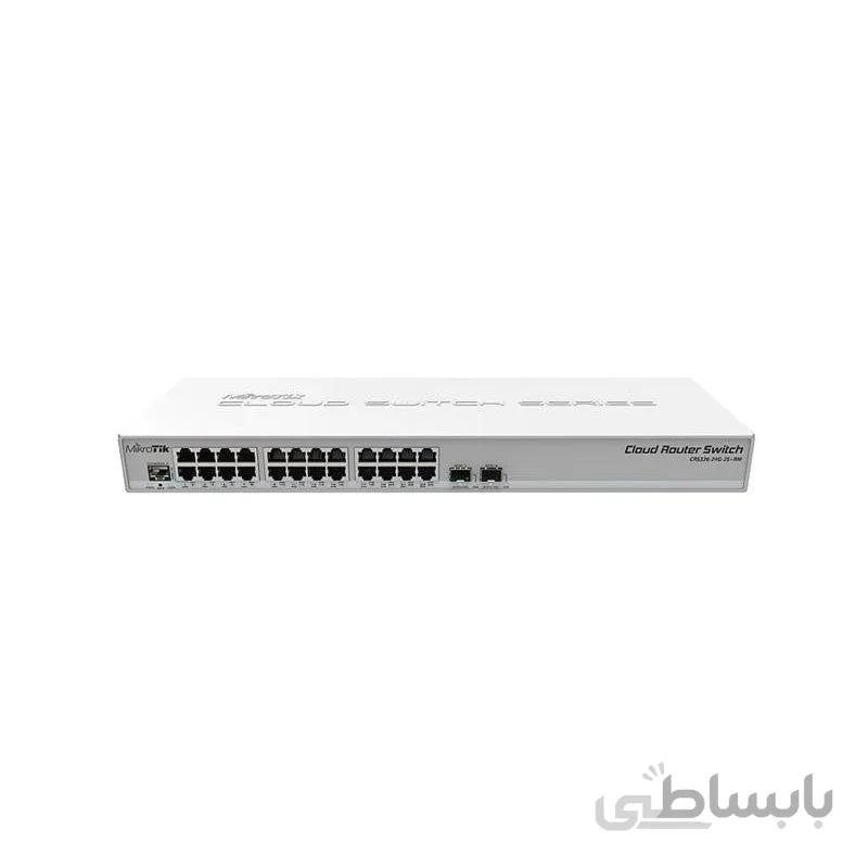 روتر سوییچ میکروتیک مدل MIKROTIK CRS326-24G-2S+RM