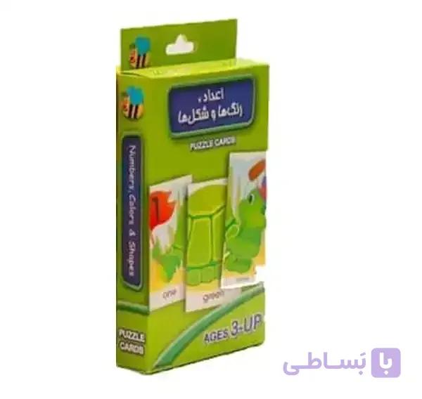 فلش کارت اعداد , رنگ ها و شکل ها