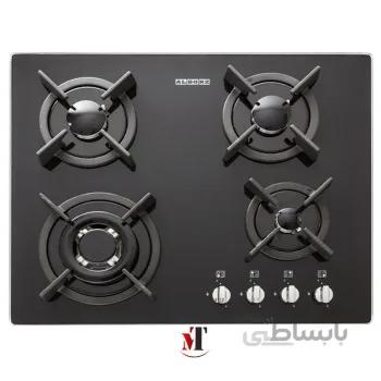 اجاق گاز ۴ شعله شیشه ای استیل البرز مدل G-4602 ا SteelAlborz oven model G4602