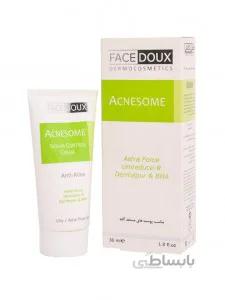 کرم ضد جوش صورت آکنه زوم فیس دوکس با حجم 30 میلی لیتر ا Facedoux Acnesome Sebum Control Cream For Oily Skins 30ml