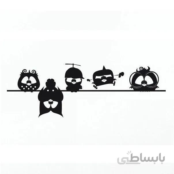 دیوارکوب پرنده عصبانی Angry Bird