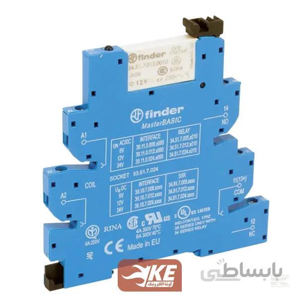ماژول رله 12V تک کنتاکت 6 آمپر فیندر 391100120060