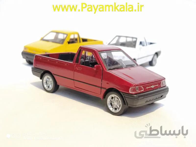 پراید وانت صدادار-چراغدار: اسباب بازی ماشین پراید وانت قرمز