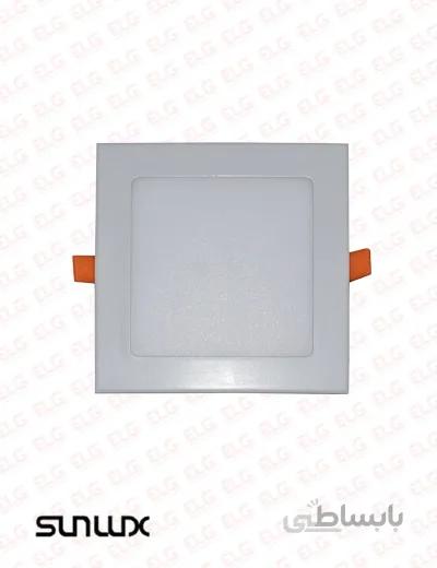 پنل SMD توکار مربعی 6 وات سان لوکس مدل P6S