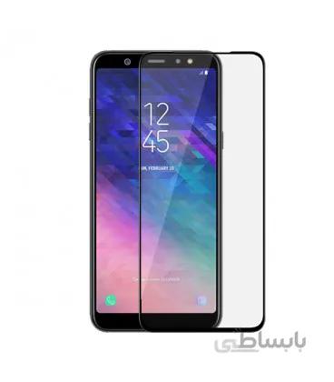 محافظ صفحه نمایش شیشه ای تمام صفحه مناسب برای گوشی Galaxy A6 Plus 2018