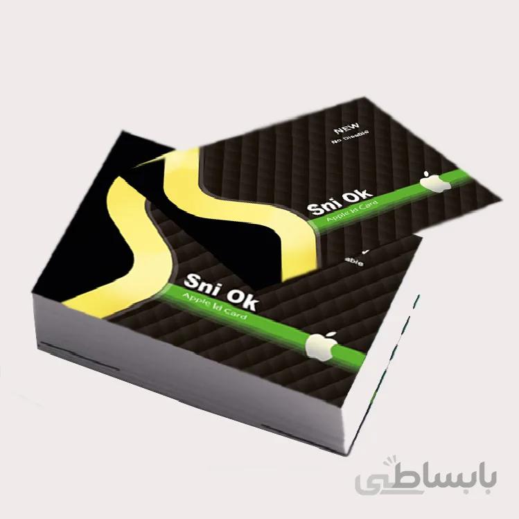 کارت اپل آیدی بسته 300 عددی مدل Sniok