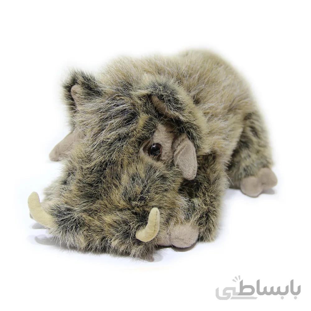 عروسک گراز جنگی مو بلند سایز 25 سانتیمتر