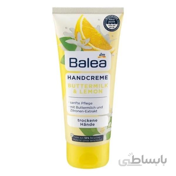 کرم دست عصاره آب‌ دوغ و لیمو شیرین باله آ