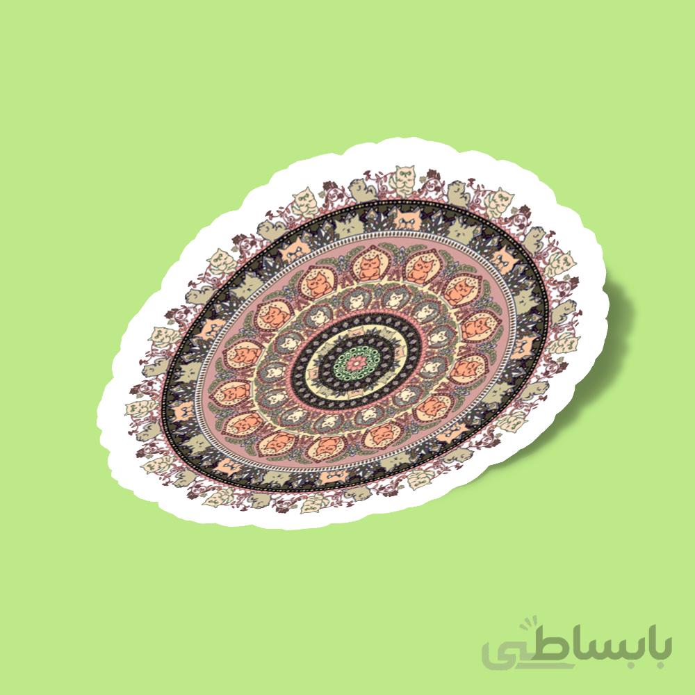 استیکر طرح هنری طور