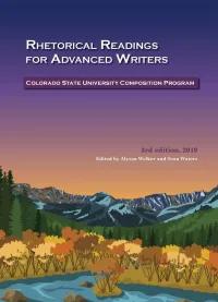 دانلود کتاب Rhetorical Readings for Advanced Writers (3rd Edition) - Image pdf with ocr